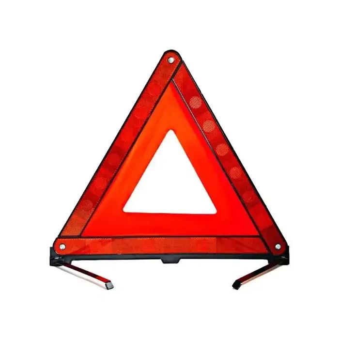 1 pièce Triangle de signalisation de sécurité automobile pliable réfléchissant