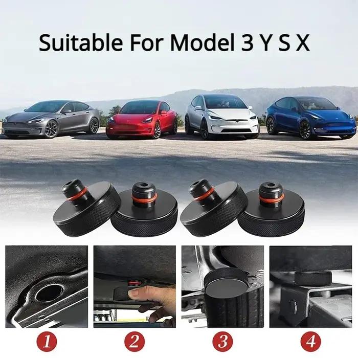 Pour Tesla modèle 3/Y/S/X/3 Highland pour modèle Y Juniper 2025 Jack Pad caoutchouc levage Jack Pad