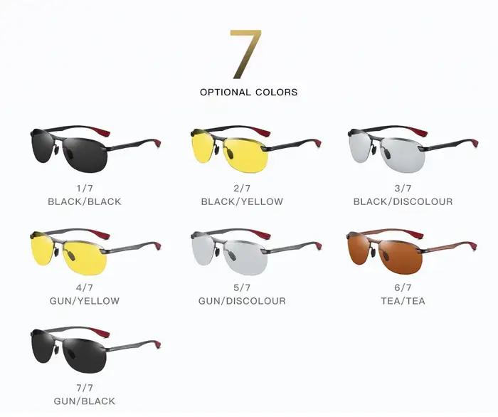 Nouveau aluminium magnésium lunettes de soleil lunettes polarisées hommes conducteurs sport Cycliste