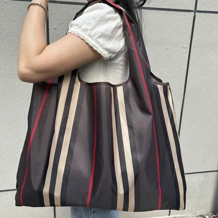 Sac d'épicerie écologique, sac à main réutilisable durable, sac de voyage imperméable, sac à bandoul