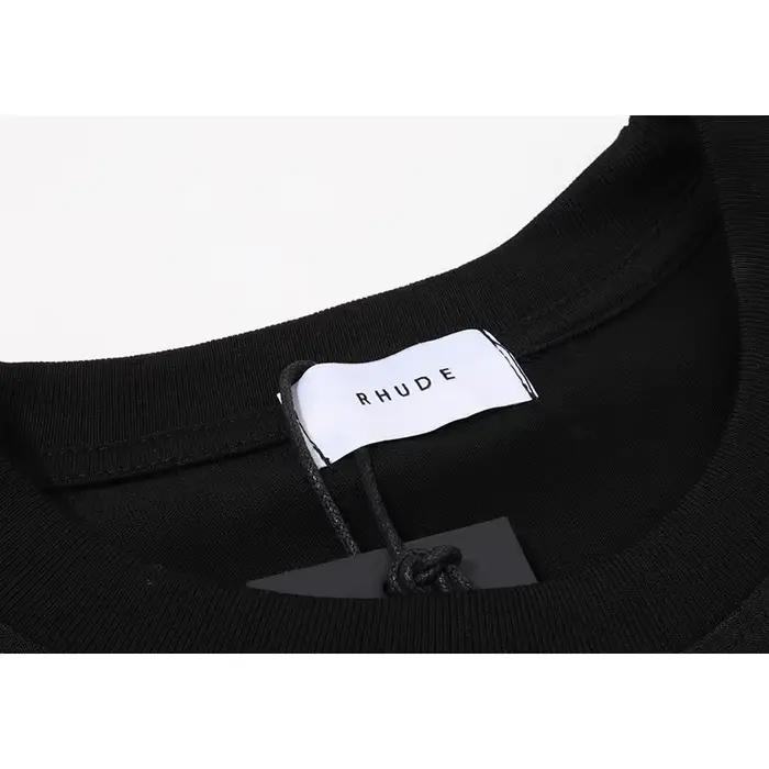 Nouveau T-shirt RHUDE 2026 – Coupe ample décontractée avec lettres imprimées