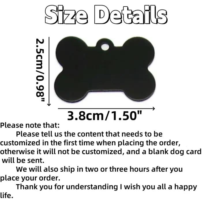 Pendentifs d'identification personnalisés pour chiens et chats