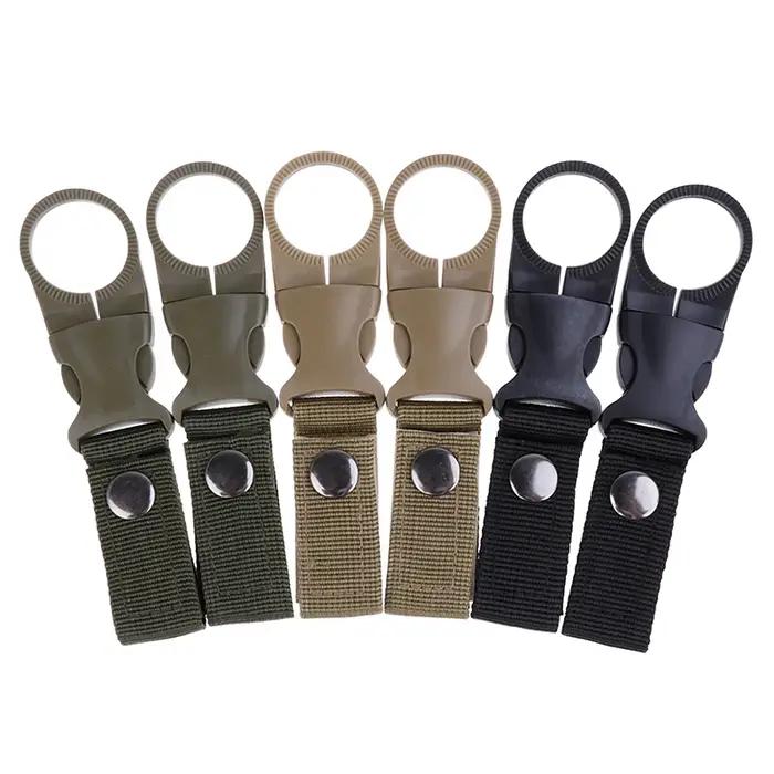 2 pièces porte-bouteille d'eau escalade mousqueton ceinture sac à dos cintre crochets pince multifon
