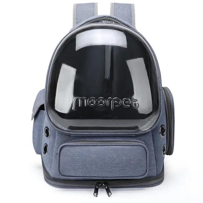 Sac à dos Senha's pour chats, conception respirante, haute capacité, protection de la colonne vertébrale, espace tridimensionnel, facile à transporter, pour les sorties, voyages et soins vétérinaires