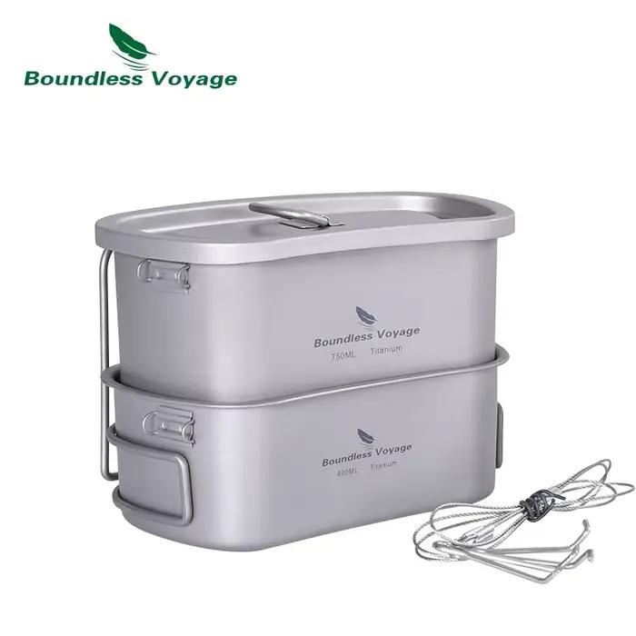 Bouteille de Voyage militaire en plein air Camping randonnée tasses à eau titane ustensiles de cuisi