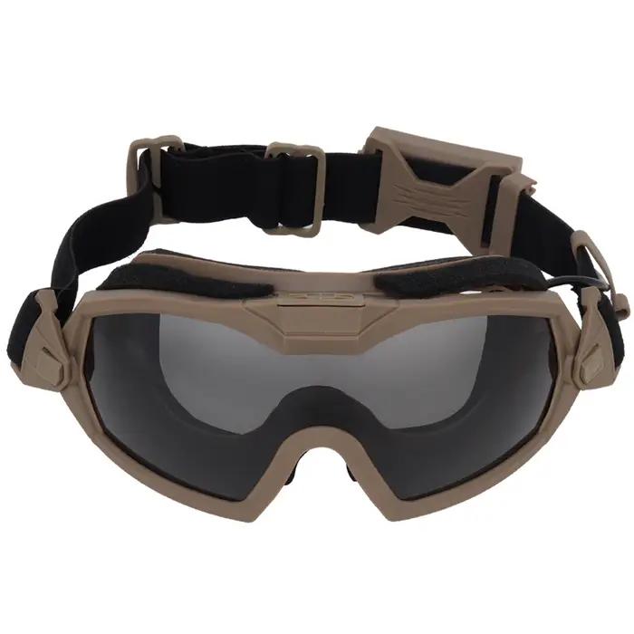 Masque de protection transparent pour paintball et chasse - Résistance aux rayures optimale
