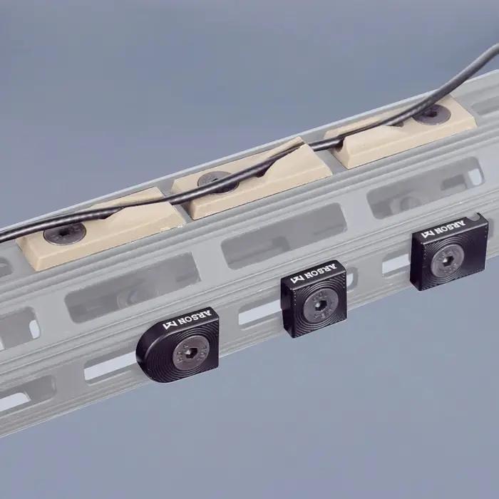 Nouveau système de guidage de fil de Clip de câble de commutateur de M-LOK en aluminium 3 pièces pou