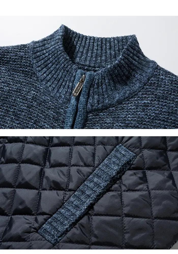 Manteau cardigan tricoté en automne et en hiver, version coréenne de coupe ajustée et pull tendance