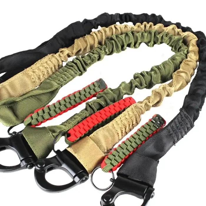 Élingue de sécurité militaire en nylon robuste pour fusil, lanière de protection tactique à dégagement rapide pour chasse en plein air
