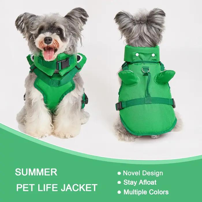 Gilet de sauvetage pour chien améliore la flottabilité réglable pour un ajustement sûr au corps d'animal de compagnie