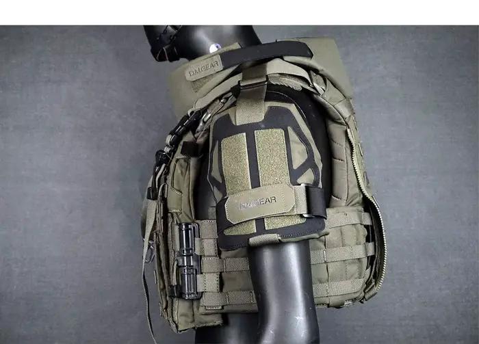 Protection épaule tactique DMGear universelle pour chasse et airsoft, accessoire gilet MOLLE nylon
