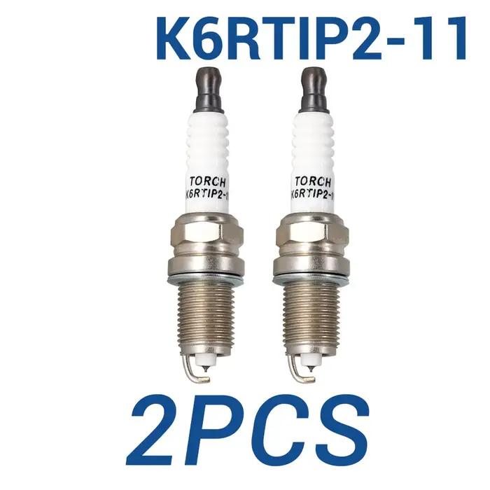 2-8 pièces Remplace pour IFR6T11 ZFR6J-11 BKR6EY-11 Denso SK20R11 K20R-U11 TOYOTA 90919-01210 Bougie d'allumage Iridium