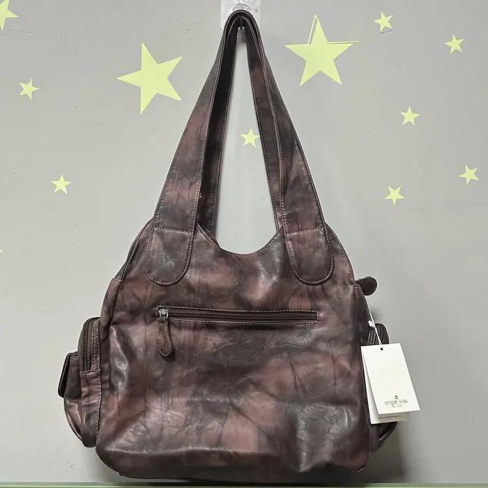 Sac vintage pour femmes, sacs à main tendance en cuir PU, sacs à bandoulière, sacs fourre-tout grand