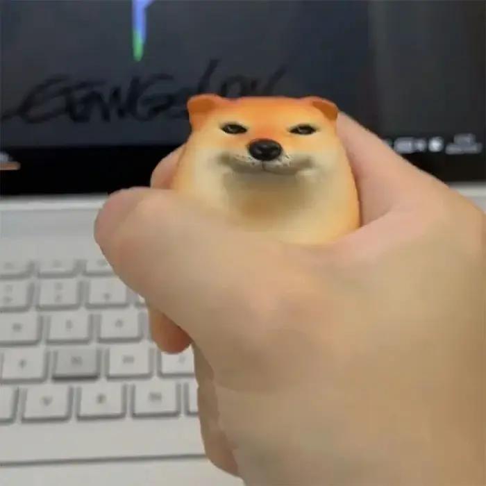 Décorations créatives en forme d'oeuf Shiba Inu pour la maison et le bureau