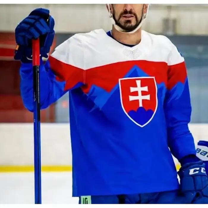 Slovénie 2026-27 Nouvelle Arrivée Maillot de Hockey Style Équipe Nationale Domicile Extérieur Impression 3D T-Shirt Manc