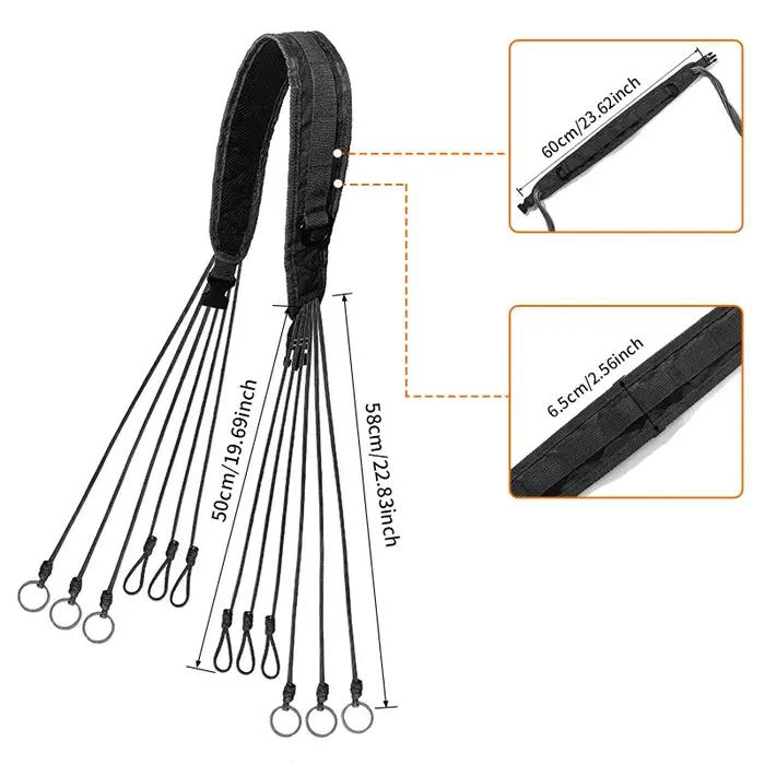 Harnais multifonction de chasse avec épaulettes renforcées corde durable pour canards et autres gibiers occasions spéciales de plein air