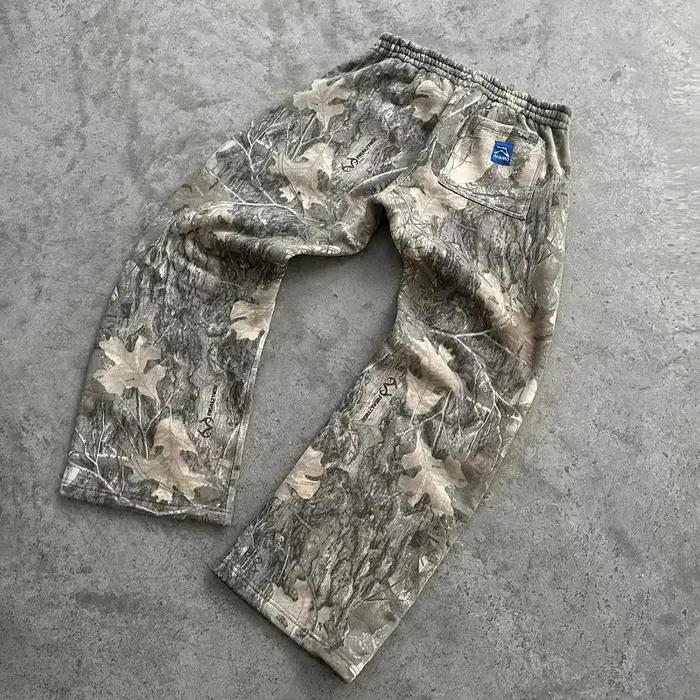 Pantalon camouflage streetwear chasse urbaine - Coupe oversized unisexe hip hop gothique
