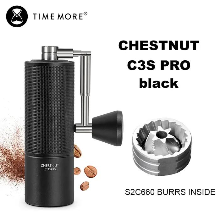 Moulin à café manuel TIMEMORE Chestnut C3S Pro C3ESP Pro acier inoxydable meules S2C pour café de qualité supérieure à offrir pour occassions spéciales