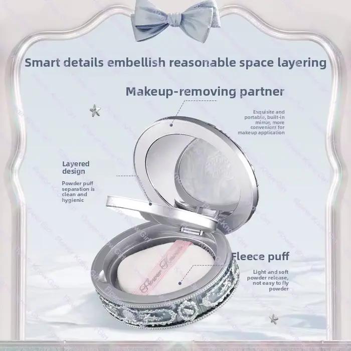 Fleur sait coquille perle Collection poudre cuite couleur mixte miel poudre clair mat maquillage rég
