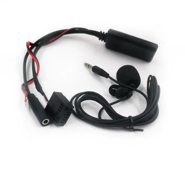 Biurexhaus- Adaptateur Bluetooth pour Ford, Mondeo, Focus, 6000CD, Autoradio, AUX, Microphone, Mains