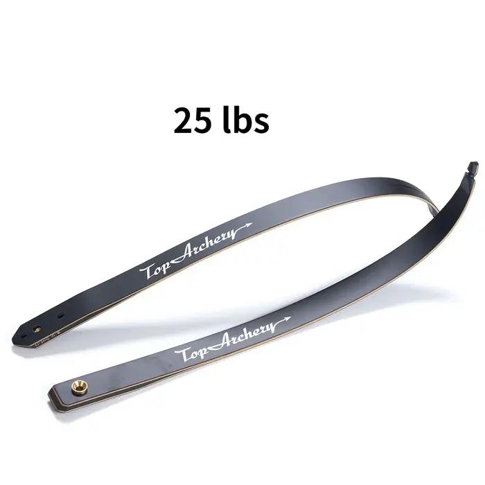 25-50lbs 1 paire de membres d'arc classique pour poignée de 15 pouces cible de chasse tir arc et flèche accessoires