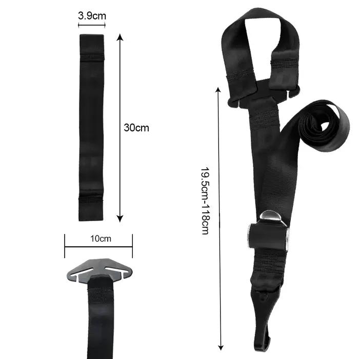 Connecteur de ceinture de verrouillage pour rainures de guidage ISOFIX, ceintures de sécurité pour e