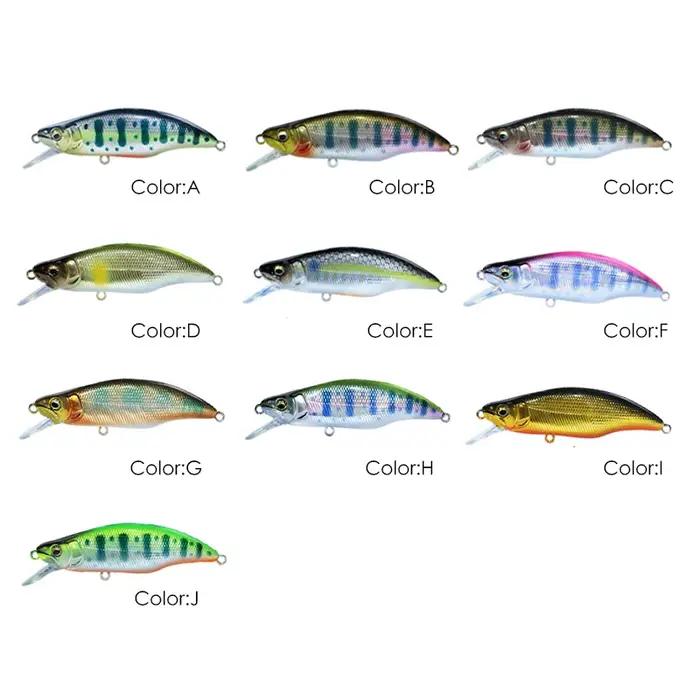 LETOYO 46mm 3.6g/65mm 8g coulant vairon truite leurre de pêche Wobblers appât artificiel pour truite
