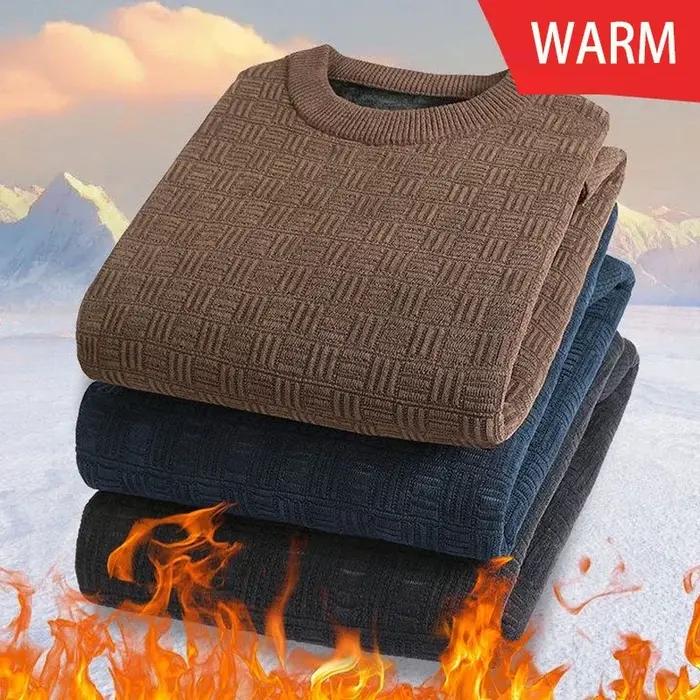 Pull en laine mérinos Pure pour homme et femme, col rond, manches longues, tricot en cachemire, vêtements Grace, printemps-automne, 100%