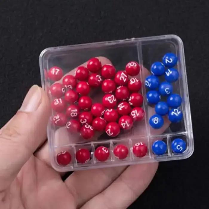 Appareil de sélection de numéro de loterie portable, machine de jeu de fête, boule bicolore et loterie, simple et facile à utiliser, accessoires de fête