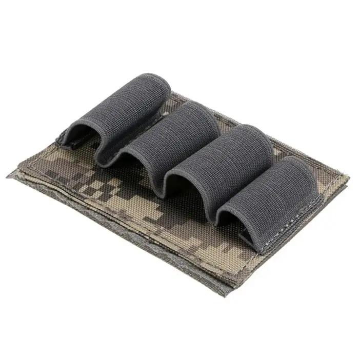 Porte-munitions rond tactique 12/20Ga 4, coque de fusil de chasse, pochette de magazines en Nylon Mo
