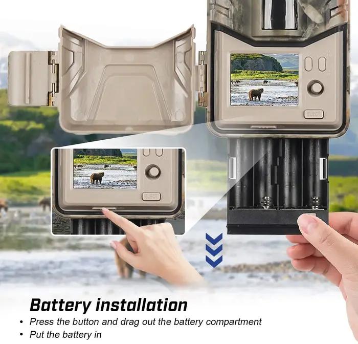 Caméras de chasse Wifi 4k en plein air