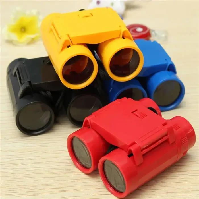 Jumelles enfant pliables portable haute résolution outil d'observation outdoor jouet éducatif télescope pliable