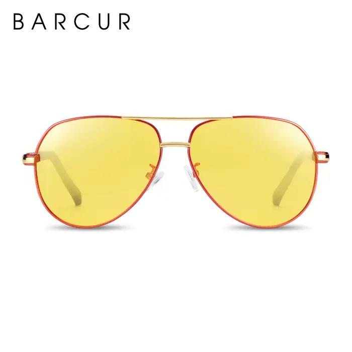 BARCUR lunettes de Vision nocturne originales marque de luxe lunettes de conduite de nuit