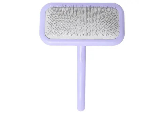 Brosse de toilettage professionnelle pour animaux de compagnie, poignée double ton, peigne à dents e