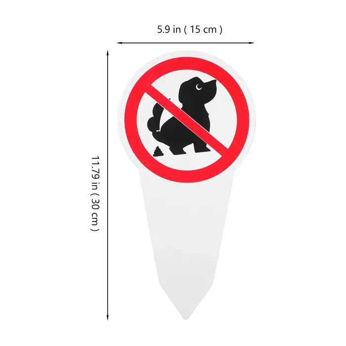 Panneaux d'avertissement sans merde de chien