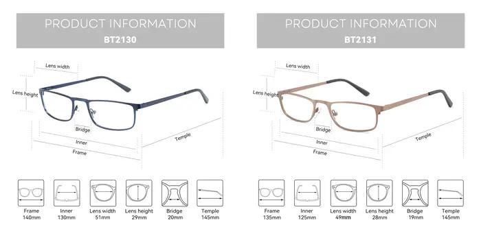 ZENOTTIC-Petites lunettes rectangulaires pour hommes et femmes, lunettes de myopie, lunettes progres
