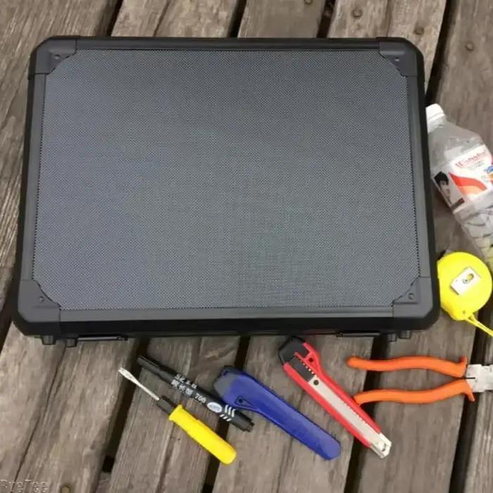 Coffres de rangement pour outils-cadre en alliage d'aluminium, boîtes de Protection de sécurité pour équipements portables professionnels