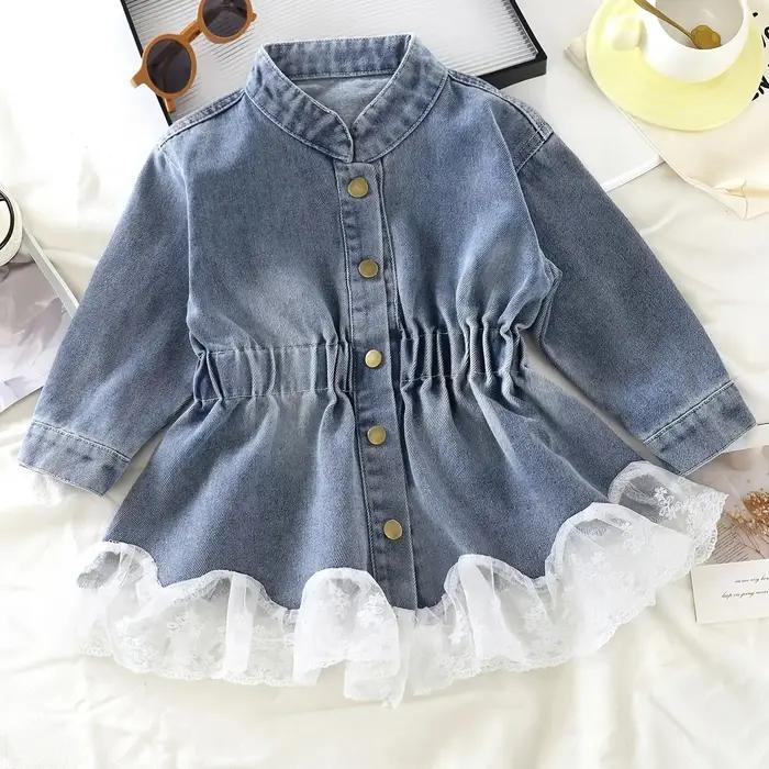 Veste élastique cintrée à la taille pour filles