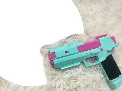 Rebecca Porps Weapon Guns, Cyberpunk Anime, Edgerunners Cosplay, Halloween Christmas Carnival Party, Comic Show Accessrespiration