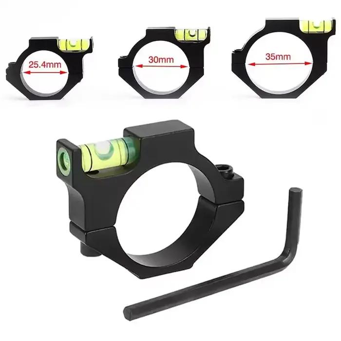 Niveau à bulle laser pour viseur de fusil de chasse - compatible 25.4mm, 30mm et 35mm