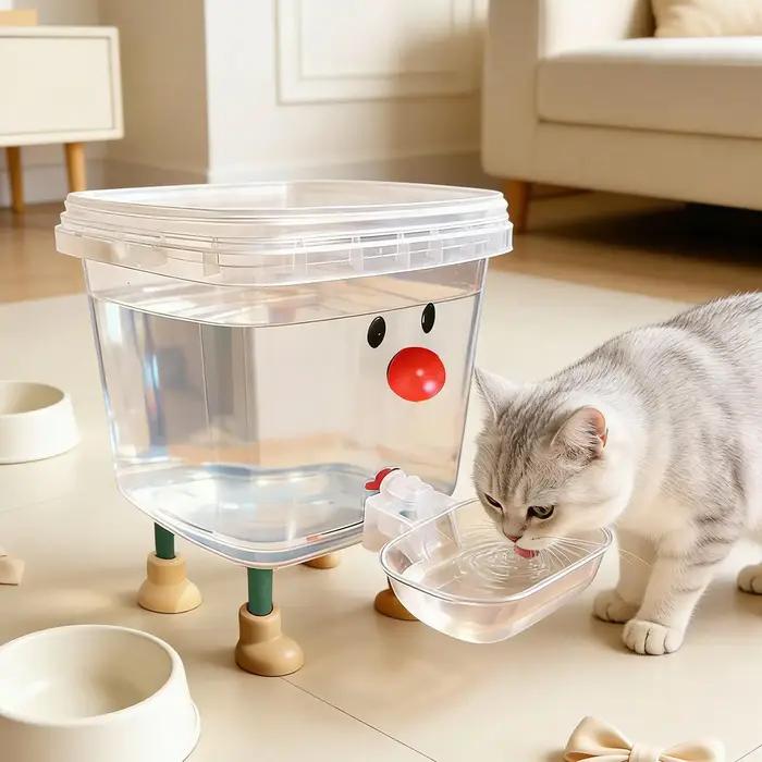 Nouveau distributeur d'eau automatique pour chien, fontaine pour chat et chien, distributeur d'eau pour chiot, design cartoon, pour la maison et le salon