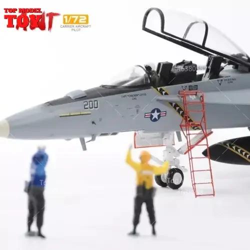 Miniature soldat et pilote de chasse en plastique échelle 1/72 pour collectionneurs et décorateurs historiques
