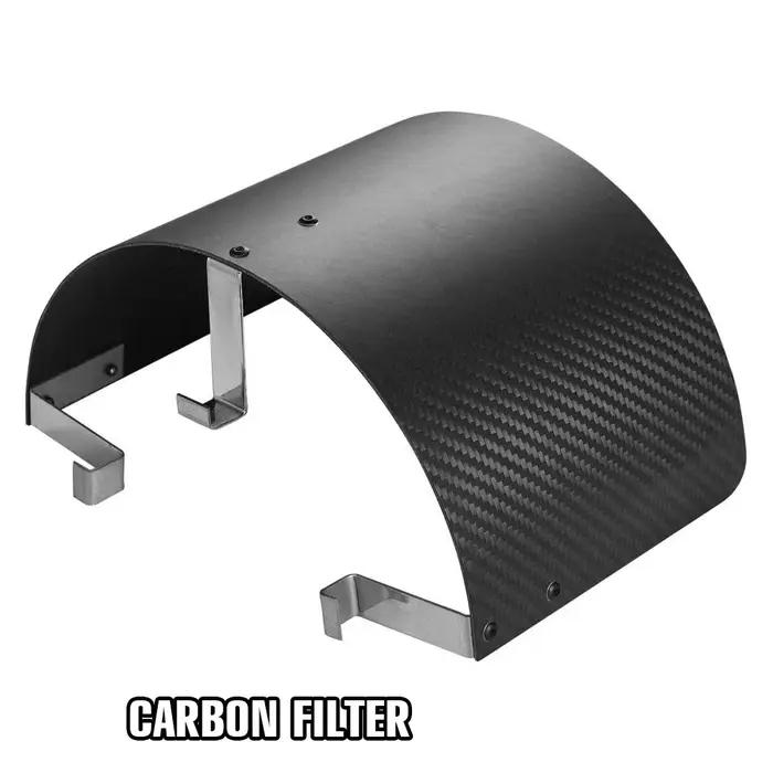 Universal Air Intake Filter Heat Shield Cover Car Cold Cone Sport Air Filter Cover For 2.5" TO 3.5"