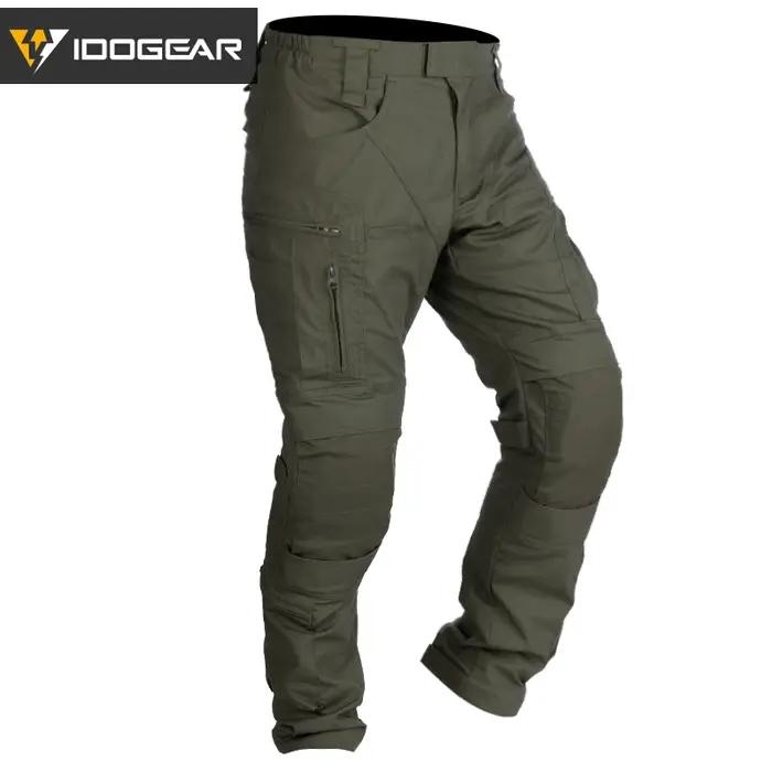 Pantalon tactique IDOGEAR Combat UFS avec genouillères intégrées pour chasse et paintball