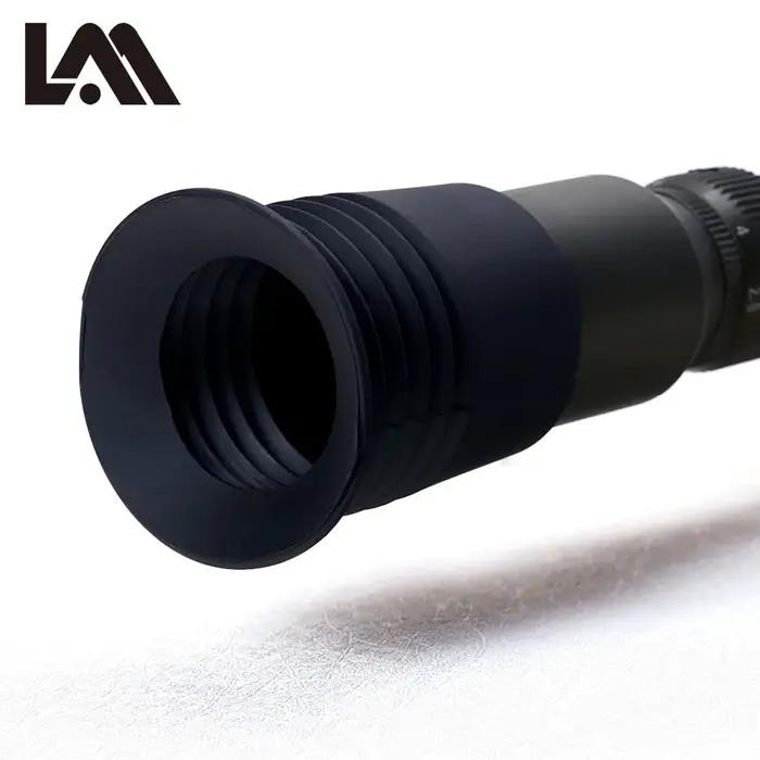 Portée de fusil Flexible de chasse tactique, protection oculaire oculaire, lentille en caoutchouc, couvercle de recul, extension de tasse oculaire, Anti-Impact