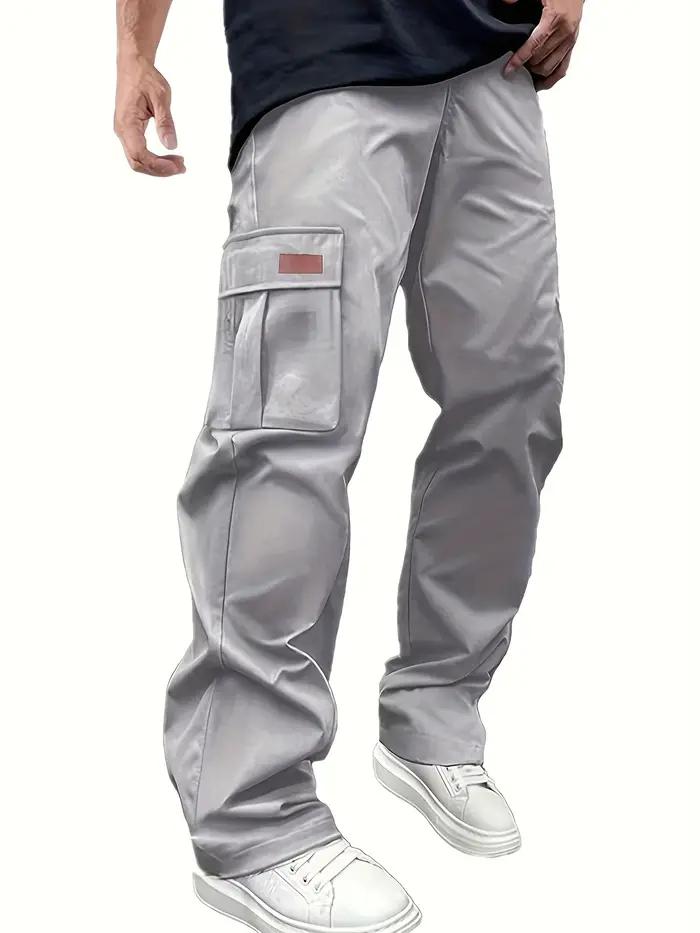 Amazon – pantalons de travail pour hommes, nouvelle collection été 2026, Station indépendante européenne et américaine, cordon de serrage, pantalons décontractés multi-poches