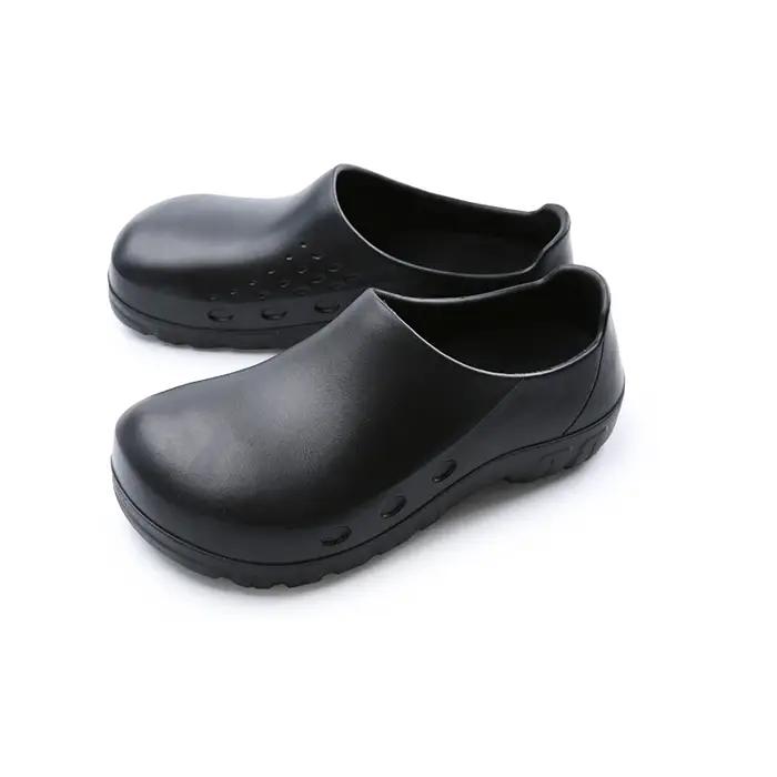 Chaussures de sécurité pour hommes avec embout en acier, chaussures de chef, antidérapantes, protect