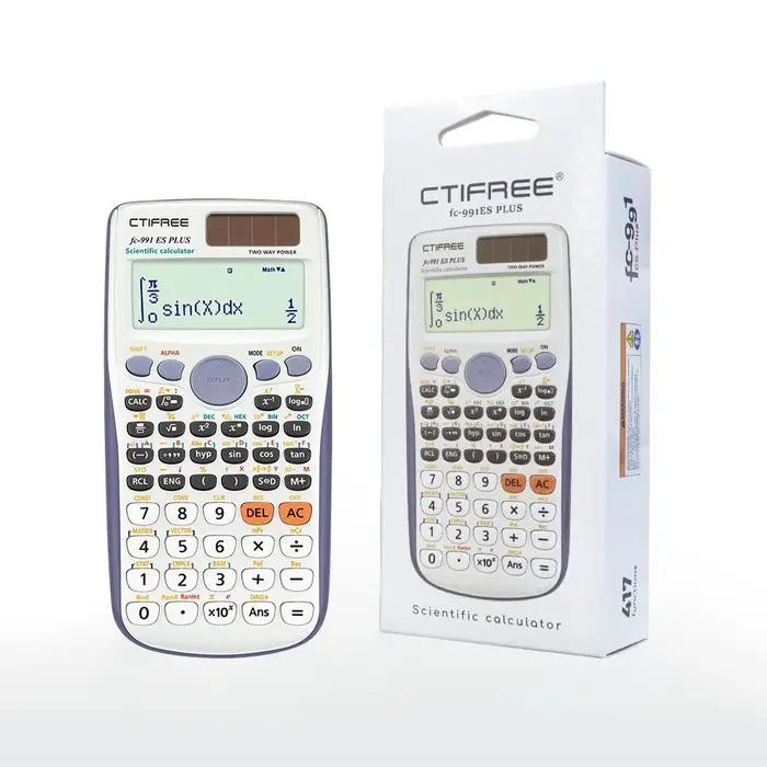 Calculatrice professionnelle de sciences informatiques adaptée à la résolution d'équations pour les examens universitaires et scolaires, fournitures de bureau