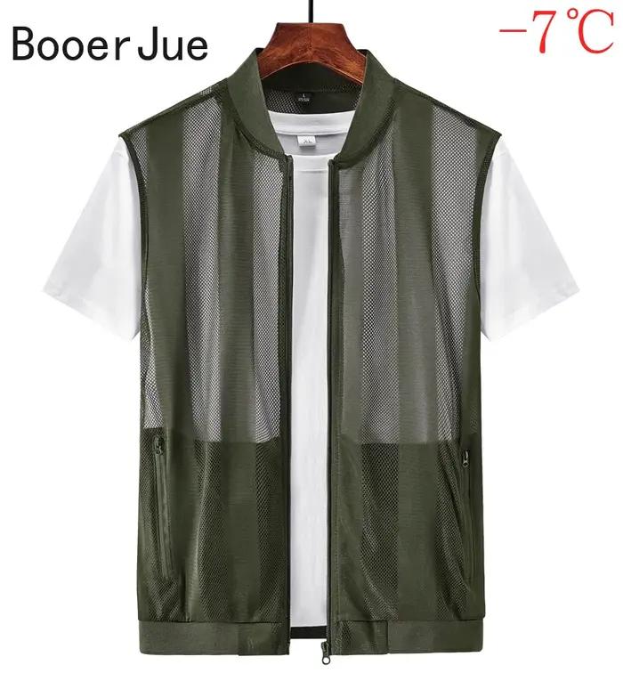 Gilet de travail sans manches pour homme, respirant, multi-poches, séchage rapide, pour l'escalade e
