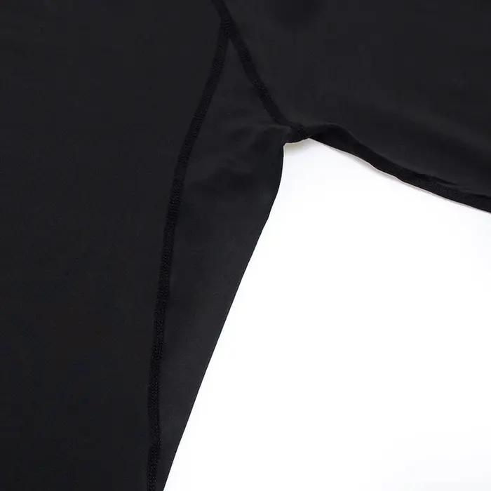 T-shirt de compression à manches longues pour homme, séchage rapide, coupe ajustée, idéal pour l'ent